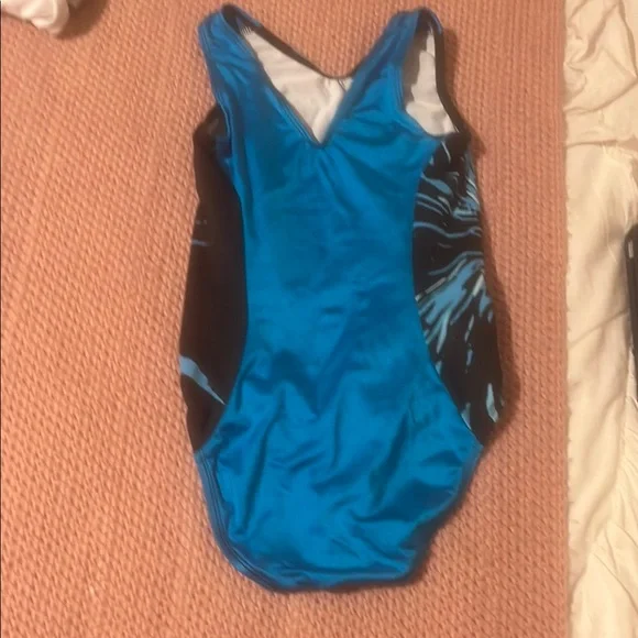 Black and Blue leotard - Picture 2 of 2
